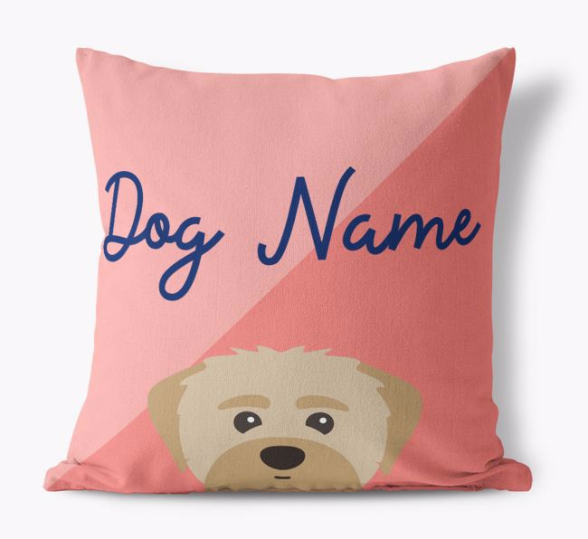 Peeking Name: Personalized {breedFullName} Pillow